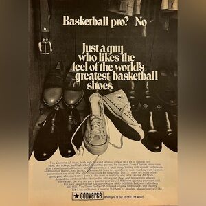 Converse | Vintage 1970s Magazine Advertisement